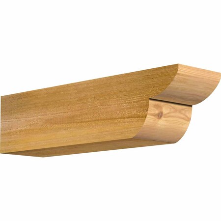 Ekena Millwork Crestline Rough Sawn Rafter Tail, Western Red Cedar, 6"W x 6"H x 24"L RFT06X06X24CRE00RWR